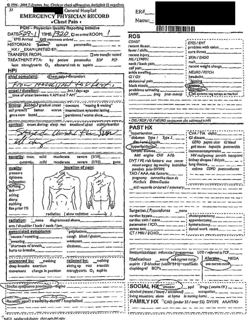 Case 11 Chest Pain